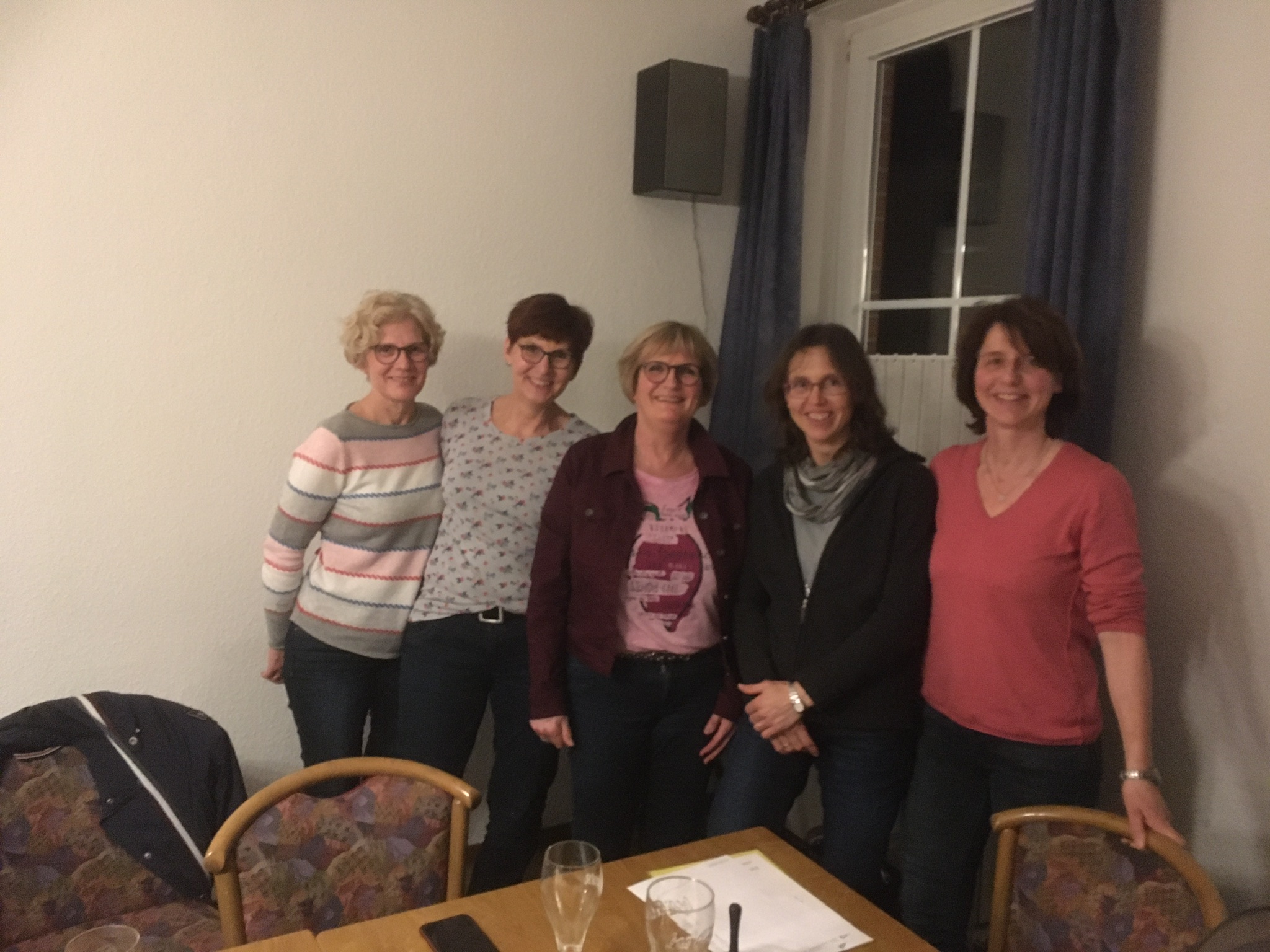 V.l. Kassenprüferin Sabine Dannenberg, Stephanie Spielmann,Sabine Köller, und Uta Poppe
