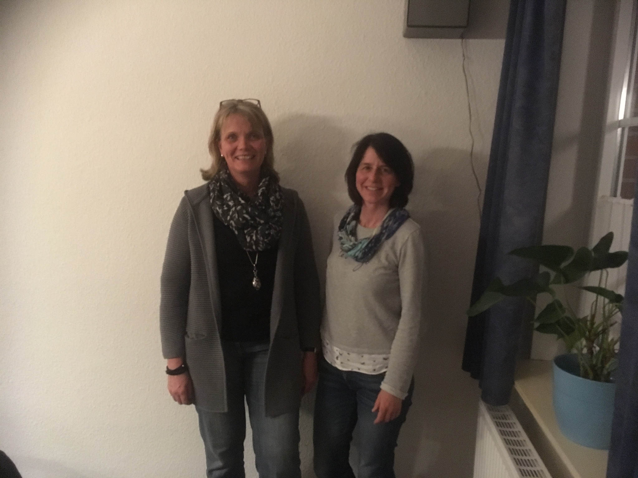 Neugewählte Kassenprüferin Uta Skazinski und 2. Vorsitzende Uta Poppe