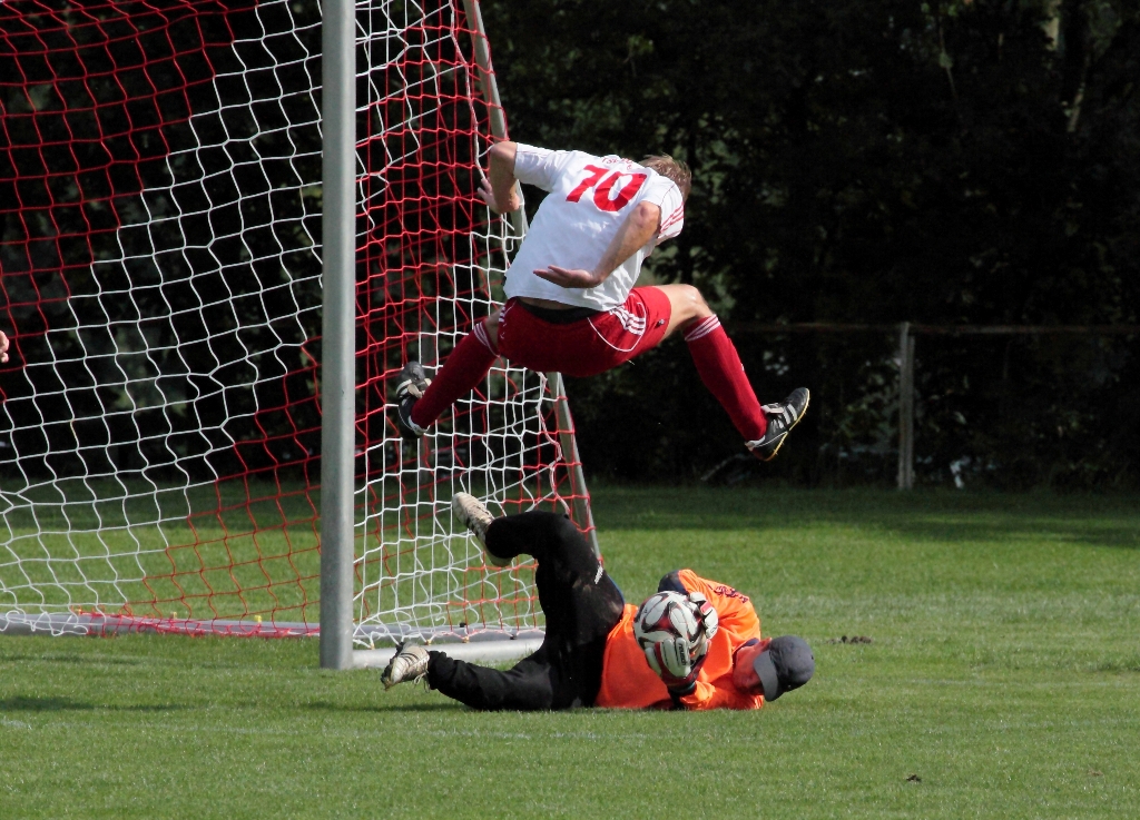 Zenke scheitert am Keeper
